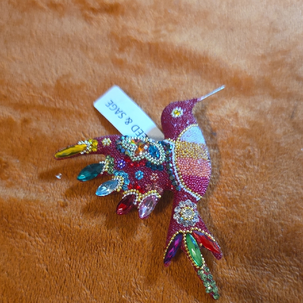 SEED SAGE Vibrant Beaded Bird Toy for Pets 925 SiILVER